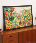 PieceRelax - Charcoal Brown - Wood Style Frame for PieceRelax 2016 Piece Puzzles [W1267]