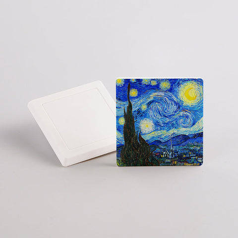 Pintoo D1647 Van Gogh's Palette - 8 x 16pcs Jigsaw Puzzle Magnets by Vincent van Gogh