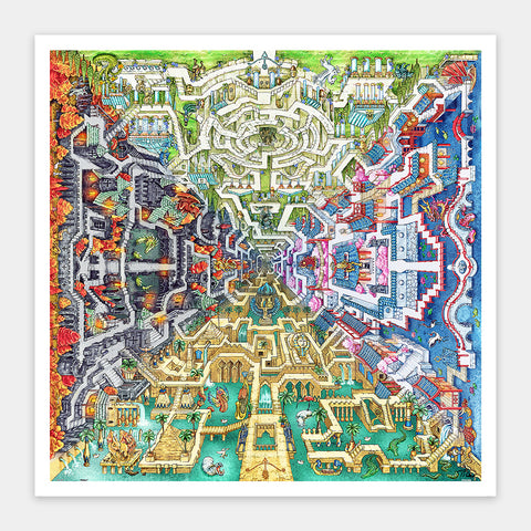 Showpiece 1600 Piece Square Puzzles