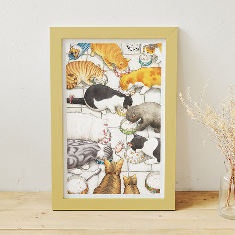 Pintoo H2864 Cats Chow Down - 1000 Piece Jigsaw Puzzle by SMART