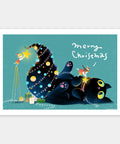 Pintoo H3388 Cat's Christmas - 600 Piece Jigsaw Puzzle by Little Oil Art