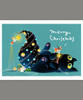Pintoo H3388 Cat's Christmas - 600 Piece Jigsaw Puzzle by Little Oil Art