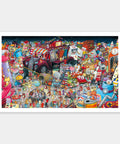 Pintoo H3447 Beach party rainbow scene - 1000 Piece Jigsaw Puzzle by Peter Adderley