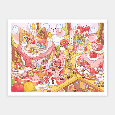 Pintoo H3541 Cake Party - 1200 Piece Jigsaw Puzzle by Memeko