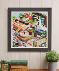 Pintoo H3626 Conveyor Belt Sushi Land - 900 Piece Jigsaw Puzzle by Issiki Toaki