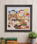 Pintoo H3877 Cat Oden Shop - 900 Piece Jigsaw Puzzle by Keyto