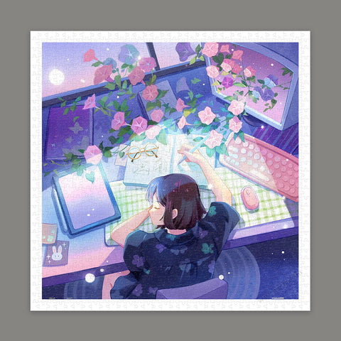 Pintoo H3976 Midnight Fantasies - 900 Piece Jigsaw Puzzle by Yunzhen Ho