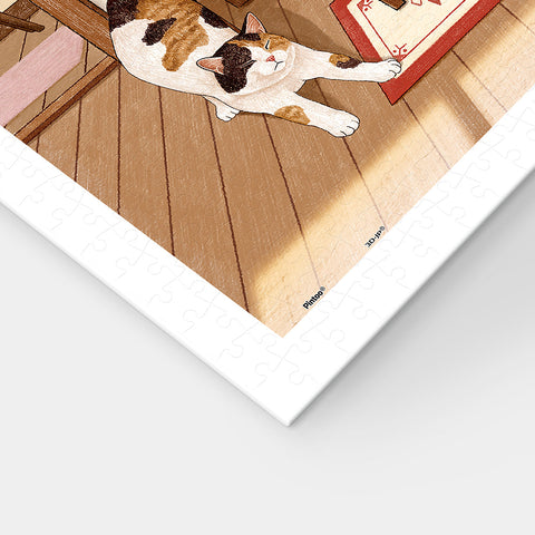 Pintoo H4082 Piano and Cats - 900 Piece Jigsaw Puzzle by Myowntime