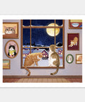 Pintoo H4085 The Full Moon and Cats - 500 Piece Jigsaw Puzzle by Myowntime
