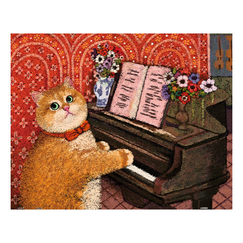 3D-JP - Cat at the Piano - Showpiece 500 Pieces [H4131] - NEWNEW