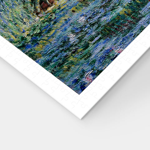 Pintoo H4138 Water Lilies and Japanese Bridge - 900 Piece Jigsaw Puzzle by Claude Monet