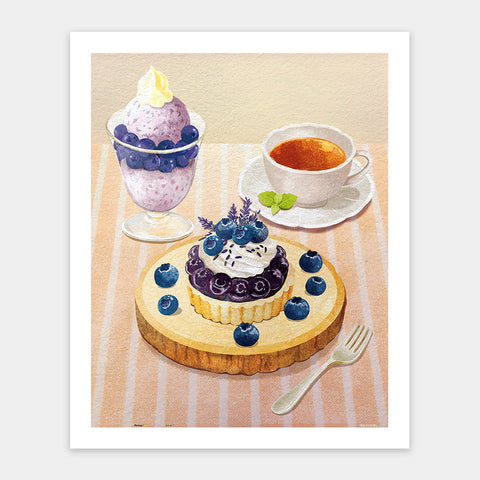 Pintoo - Blueberry Cake - Showpiece 500 Pieces [H4210] - Yuz Draw Cooking
