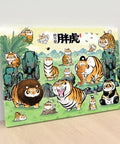Pintoo HN1411 Variety Zoo - 696 Piece Jigsaw Puzzle by Alexander the Fat Tiger