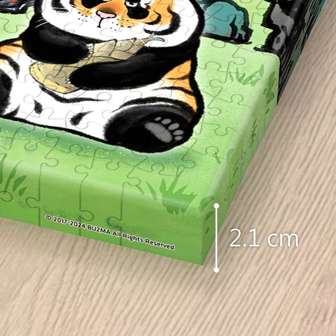 Pintoo HN1411 Variety Zoo - 696 Piece Jigsaw Puzzle by Alexander the Fat Tiger