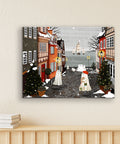 Pintoo HN1475 Harbor's First Snow - 366 Piece Jigsaw Puzzle by Katherine Blower