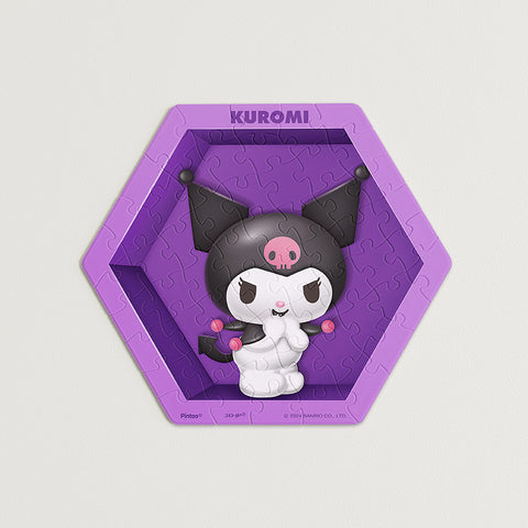 Pintoo - Sanrio - Character Collection - Kuromi - Wall Tile [HX1184]