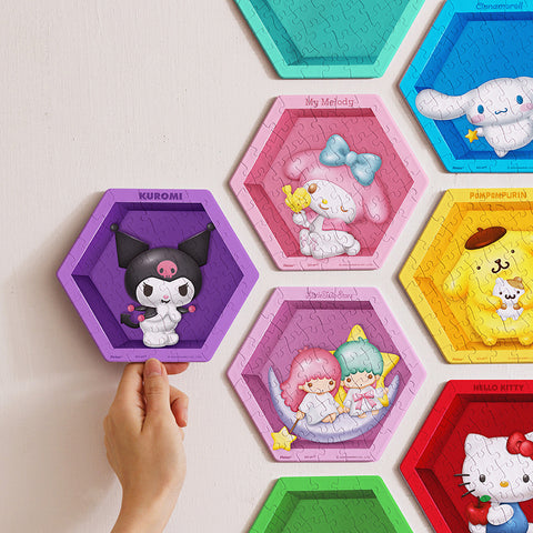 Pintoo - Sanrio - Character Collection - Kuromi - Wall Tile [HX1184]