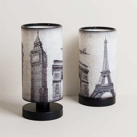 Pintoo JB1003 European Architecture - Puzzle Table Lamp Jigsaw Puzzle
