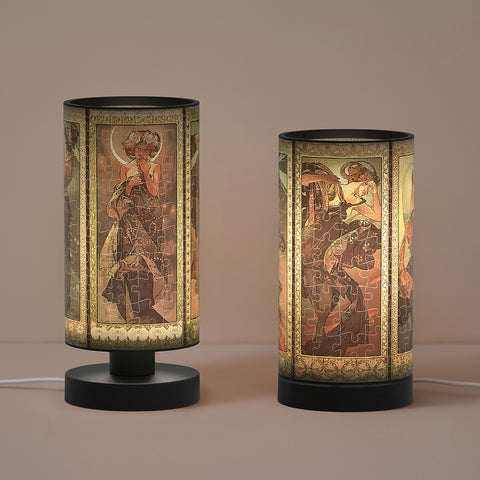 Pintoo JB1006 The Moon and the Stars - Puzzle Table Lamp Jigsaw Puzzle by Mucha