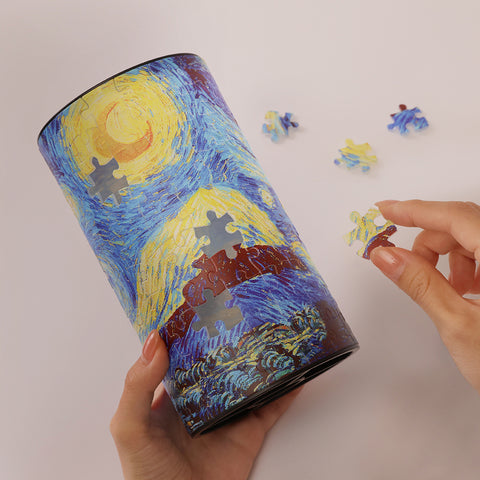 Pintoo JB1007 The Starry Night, June 1889 - Puzzle Table Lamp Jigsaw Puzzle by Vincent van Gogh