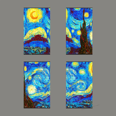 Pintoo JB1007 The Starry Night, June 1889 - Puzzle Table Lamp Jigsaw Puzzle by Vincent van Gogh