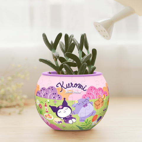 Pintoo - Kuromi - Picnic Good Time - Flower Pot [K1140]