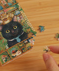 Pintoo Q1173 Cat's Plant Shop - 80 Piece XS Jigsaw Puzzle by Cotton Lion