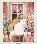 Pintoo U1051 A Cat in the Rose Garden - 1008 Piece Jigsaw Puzzle by Jina