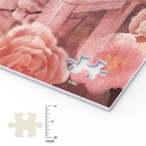 Pintoo U1051 A Cat in the Rose Garden - 1008 Piece Jigsaw Puzzle by Jina