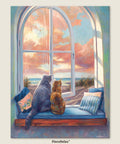 Pintoo U1055 Enjoying the View - 1008 Piece Jigsaw Puzzle by Lucie Bilodeau