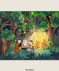 Pintoo U1057 Camping Holiday - 1008 Piece Jigsaw Puzzle by Nyangsongi
