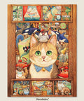 Pintoo U1071 Cat Art Studio - 1008 Piece Jigsaw Puzzle by Cotton Lion