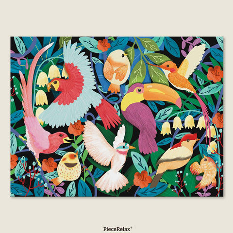 Pintoo U1086 Exotic Birds - 1008 Piece Jigsaw Puzzle by Lisa Wee