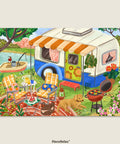 Pintoo U1097 Campervan Camper Day - 504 Piece Jigsaw Puzzle by Olivia Gibbs