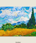 PieceRelax - Wheat Field with Cypresses - PieceClicks 1008 Pieces [U1110] - Vincent Van Gogh