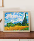 PieceRelax - Wheat Field with Cypresses - PieceClicks 1008 Pieces [U1110] - Vincent Van Gogh