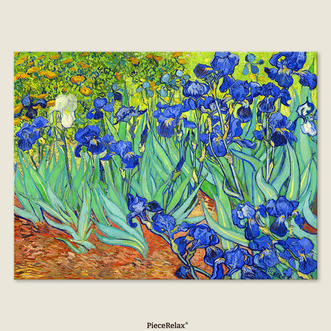 PieceRelax - Irises - PieceClicks 1008 Pieces [U1111] - Vincent Van Gogh