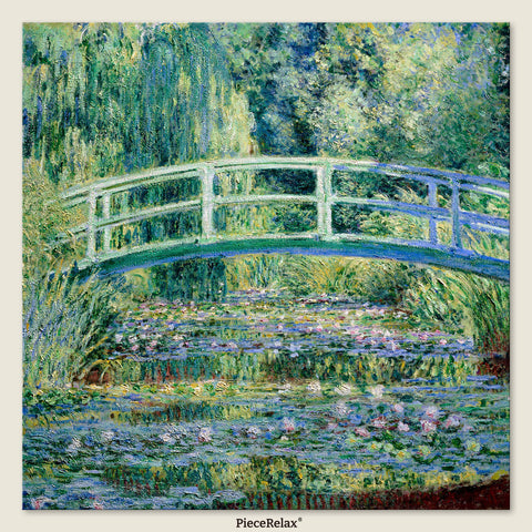 Pintoo U1115 PieceClicks - 756 Piece - Bridge over a Pool of Water Lilies by Monet