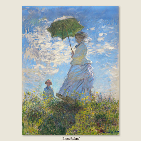 Pintoo U1116 PieceClicks - 1008 Piece - Woman with a Parasol by Monet
