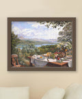 Pintoo U1133 PieceClicks - 1008 Piece - Summer Lunch Overlooking The Lake by Stephen Darbishire