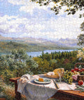 Pintoo U1133 PieceClicks - 1008 Piece - Summer Lunch Overlooking The Lake by Stephen Darbishire
