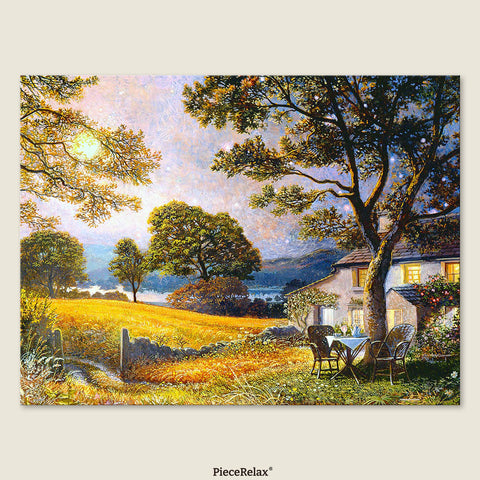 Pintoo U1134 PieceClicks - 1008 Piece - Harvest Moon by Stephen Darbishire