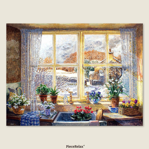 Pintoo U1135 PieceClicks - 1008 Piece - Unexpected Snowfall by Stephen Darbishire
