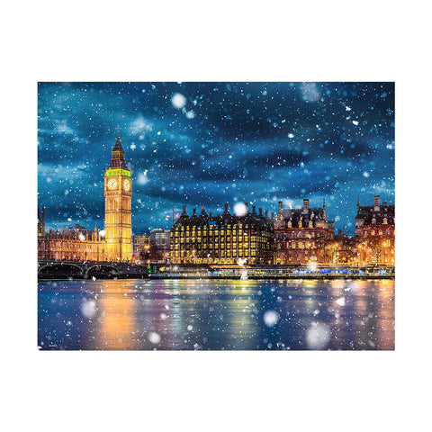 Pintoo U1141 PieceClicks - 1008 Piece - The Thames on a Snowy Night