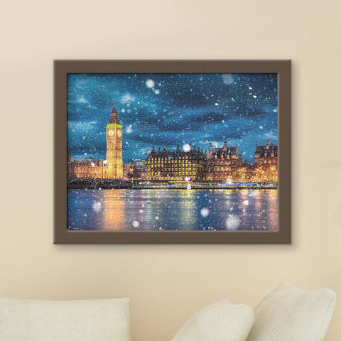 Pintoo U1141 PieceClicks - 1008 Piece - The Thames on a Snowy Night