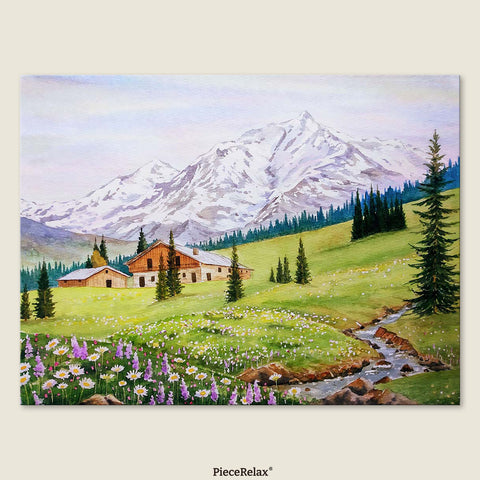 Pintoo U1142 PieceClicks - 1008 Piece - Mountainous Tranquility