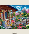 Pintoo U1149 PieceClicks - 1008 Piece - Colorful Lake House by Image World