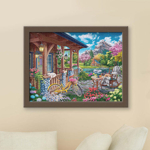 Pintoo U1149 PieceClicks - 1008 Piece - Colorful Lake House by Image World