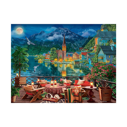 Pintoo U1150 PieceClicks - 1008 Piece - Evening by the Lake in Hallstatt by Image World
