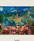 Pintoo U1150 PieceClicks - 1008 Piece - Evening by the Lake in Hallstatt by Image World